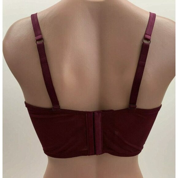 Victoria's Secret Very Sexy Shimmer Long Line Balconet Bra ~ Women's Size 32D - Picture 4 of 4